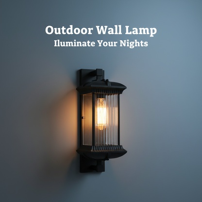 LumaGuard™ Modern Waterproof Outdoor Metal Wall Lamp